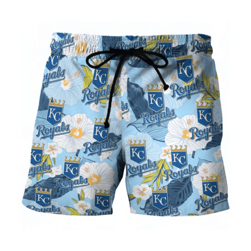 KANSAS CITY ROYALS BASEBALL BEACH SHORTS