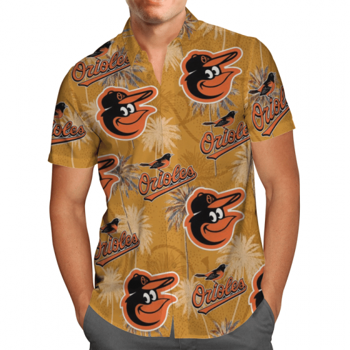 BALTIMORE ORIOLES BASEBALL HAWAII SHIRT