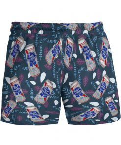 PABST BLUE RIBBON BEER BEACH SHORTS