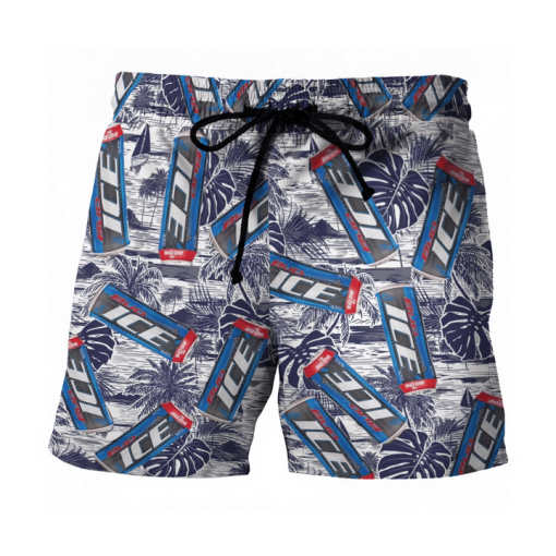 BUD ICE BEER BEACH SHORTS