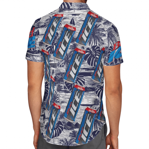 BUD ICE BEER HAWAIIAN SHIRT