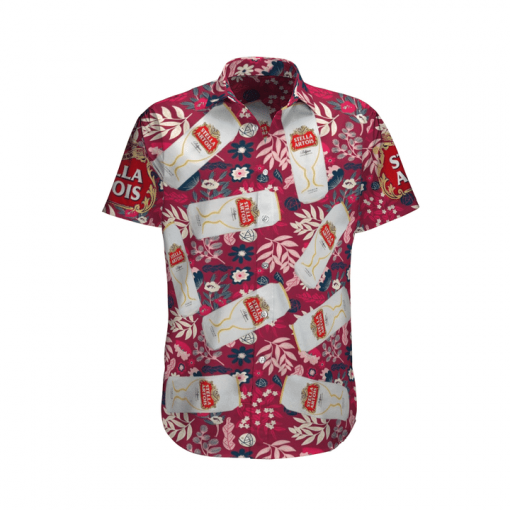 STELLA ARTOIS BEER HAWAIIAN SHIRT