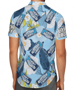 KEYSTONE LIGHT BEER HAWAIIAN SHIRT