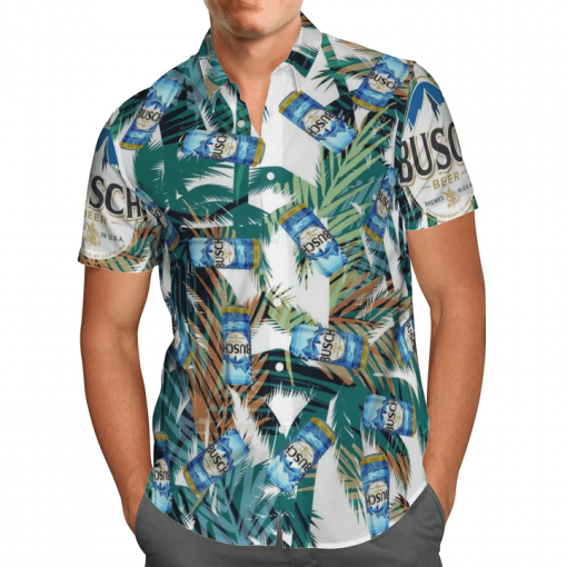 BUSCH BEER HAWAIIAN SHIRT