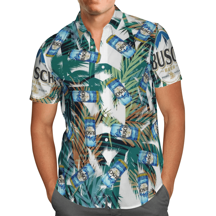 BUSCH BEER HAWAIIAN SHIRT - Q-Finder Trending Design T Shirt