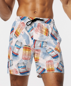 NATURAL LIGHT BEER BEACH SHORTS