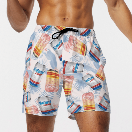 NATURAL LIGHT BEER BEACH SHORTS