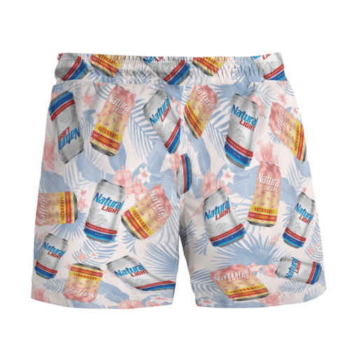 NATURAL LIGHT BEER BEACH SHORTS