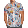 NATURAL LIGHT BEER HAWAIIAN SHIRT