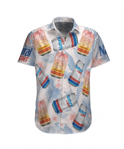 NATURAL LIGHT BEER HAWAIIAN SHIRT