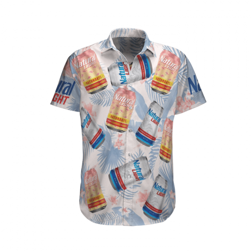 NATURAL LIGHT BEER HAWAIIAN SHIRT