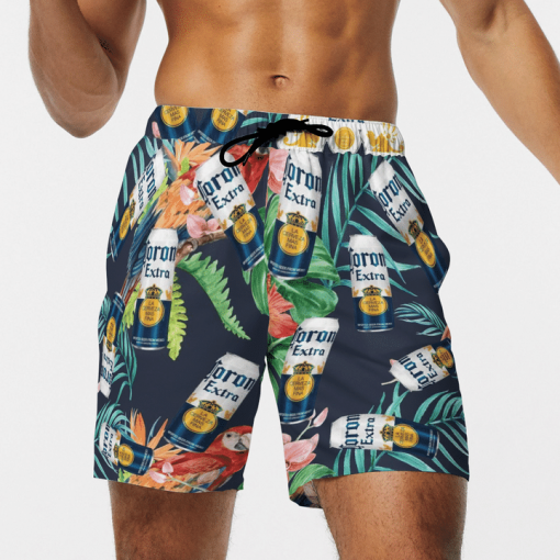 CORONA EXTRA BEER BEACH SHORTS