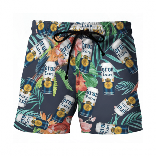 CORONA EXTRA BEER BEACH SHORTS