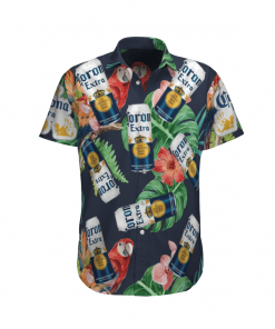 CORONA EXTRA BEER HAWAIIAN SHIRT