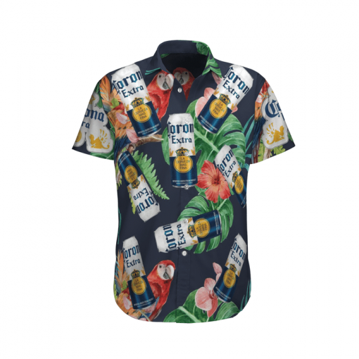 CORONA EXTRA BEER HAWAIIAN SHIRT