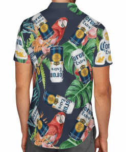 CORONA EXTRA BEER HAWAIIAN SHIRT