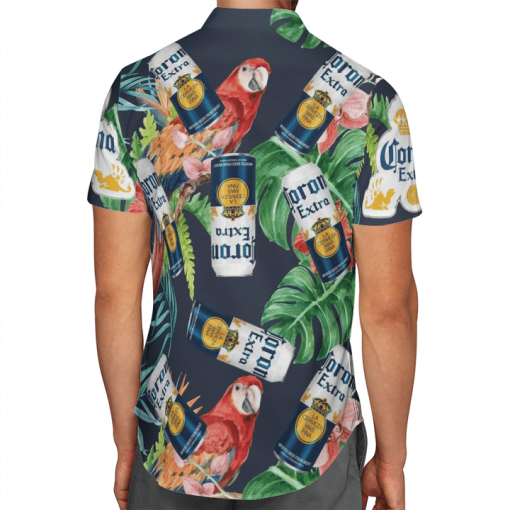 CORONA EXTRA BEER HAWAIIAN SHIRT