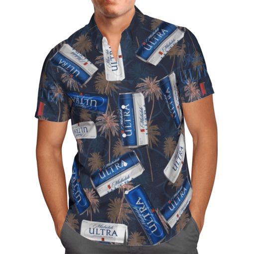 MICHELOB ULTRA BEER HAWAIIAN SHIRT