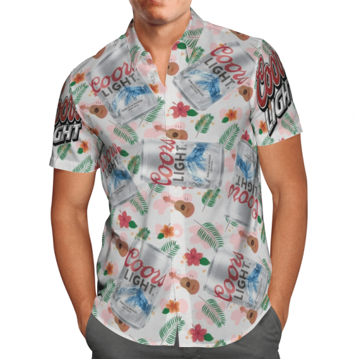 COORS LIGHT BEER HAWAIIAN SHIRT