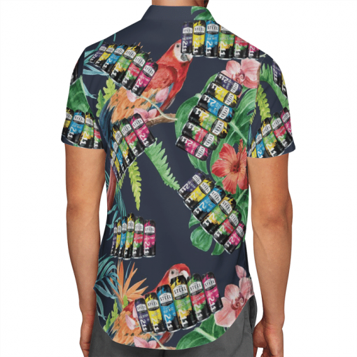 STEEL RESERVE ALLOY SERIES BEER HAWAIIAN SHIRT