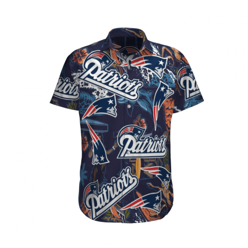 NEW ENGLAND PATRIOTS FOOTBALL HAWAIIAN SHIRT