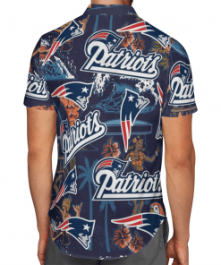 NEW ENGLAND PATRIOTS FOOTBALL HAWAIIAN SHIRT