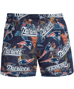 NEW ENGLAND PATRIOTS FOOTBALL BEACH SHORTS