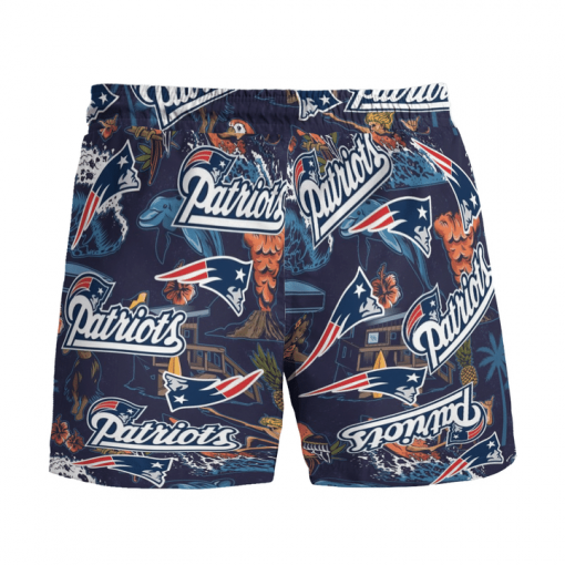 NEW ENGLAND PATRIOTS FOOTBALL BEACH SHORTS