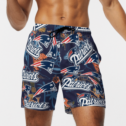 NEW ENGLAND PATRIOTS FOOTBALL BEACH SHORTS