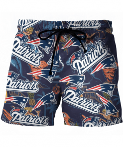 NEW ENGLAND PATRIOTS FOOTBALL BEACH SHORTS