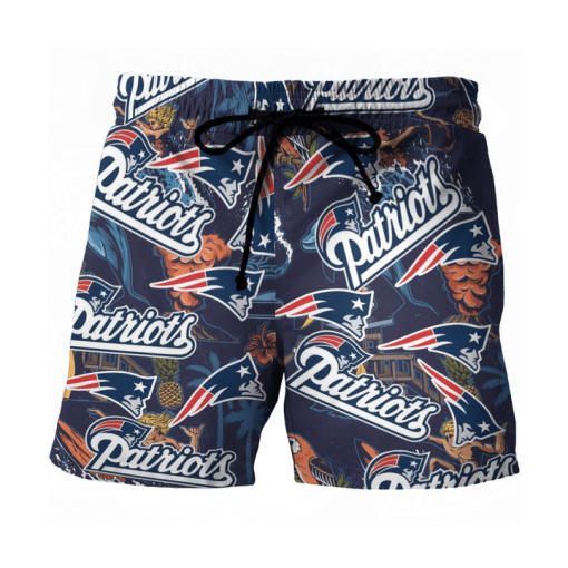 NEW ENGLAND PATRIOTS FOOTBALL BEACH SHORTS