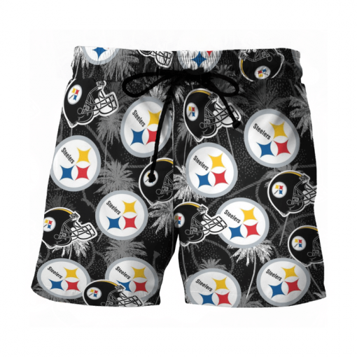 PITTSBURGH STEELERS FOOTBALL BEACH SHORTS