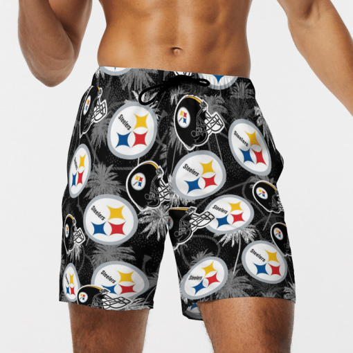 PITTSBURGH STEELERS FOOTBALL BEACH SHORTS