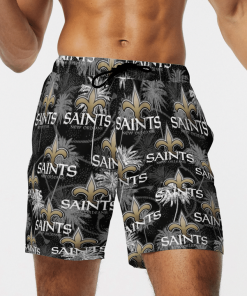 NEW ORLEANS SAINTS FOOTBALL BEACH SHORTS