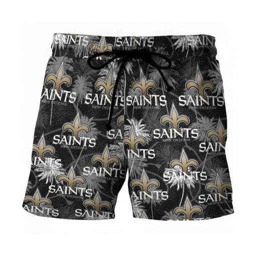 NEW ORLEANS SAINTS FOOTBALL BEACH SHORTS