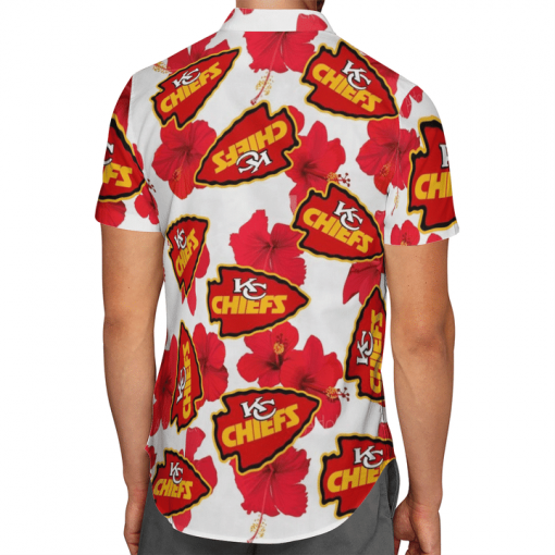 kansas city chiefs mens hawaiian shirt