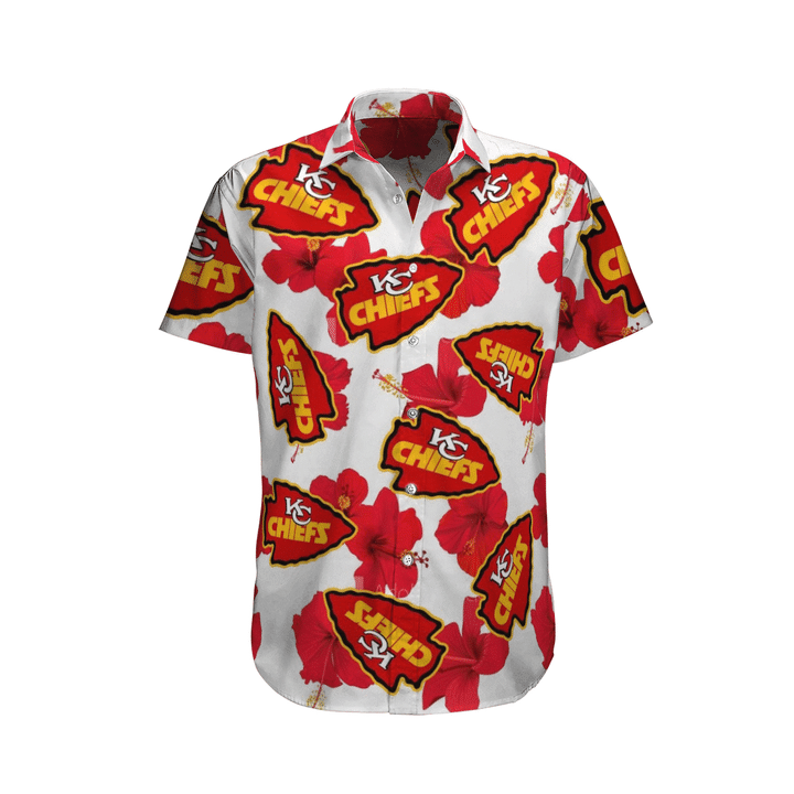 kansas city chiefs mens hawaiian shirt