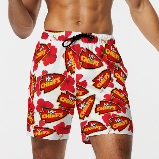 KANSAS CITY CHIEFS FOOTBALL BEACH SHORTS