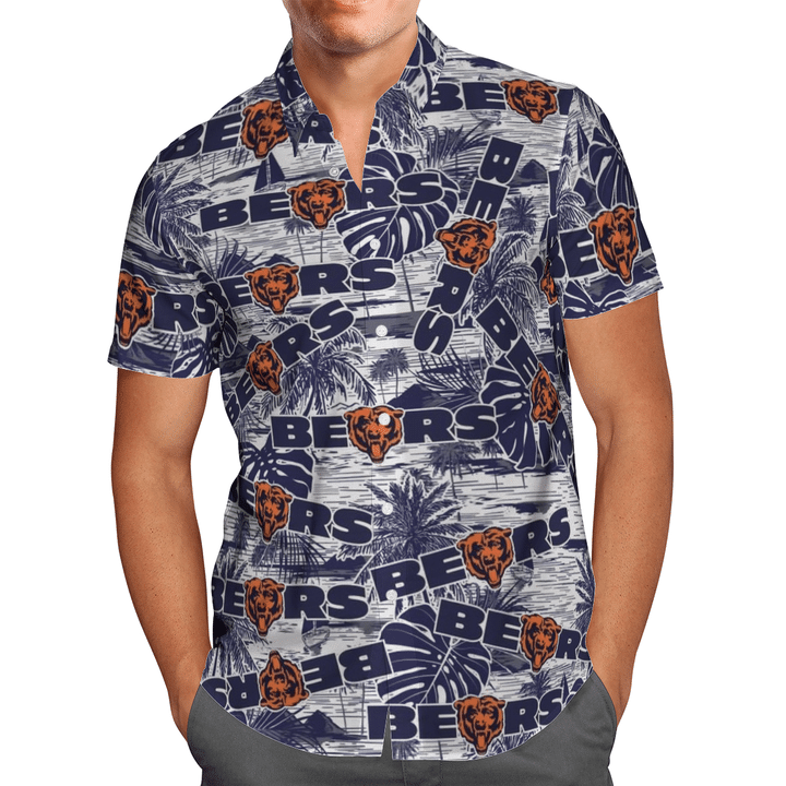 CHICAGO BEARS FOOTBALL HAWAIIAN SHIRT - Q-Finder Trending Design T Shirt