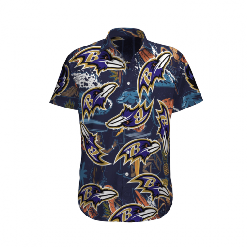 BALTIMORE RAVENS FOOTBALL HAWAIIAN SHIRT