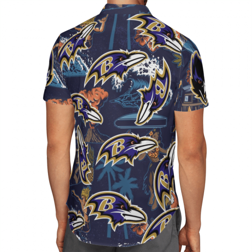 BALTIMORE RAVENS FOOTBALL HAWAIIAN SHIRT