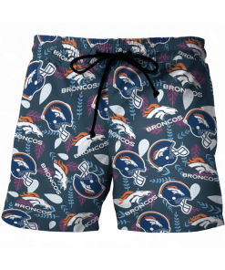 DENVER BRONCOS FOOTBALL BEACH SHORTS