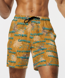 CAROLINA PANTHERS FOOTBALL BEACH SHORTS