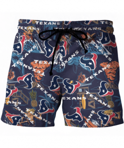 HOUSTON TEXANS FOOTBALL BEACH SHORTS