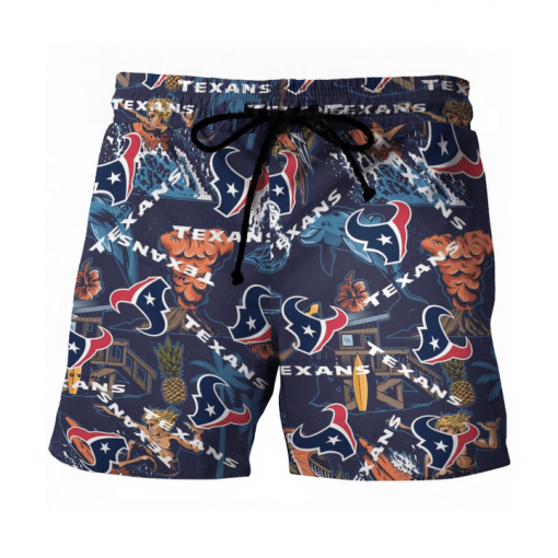 HOUSTON TEXANS FOOTBALL BEACH SHORTS