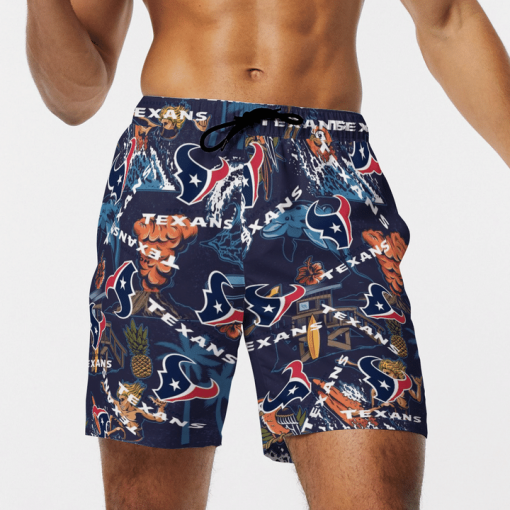 HOUSTON TEXANS FOOTBALL BEACH SHORTS