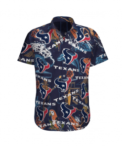 HOUSTON TEXANS FOOTBALL HAWAIIAN SHIRT