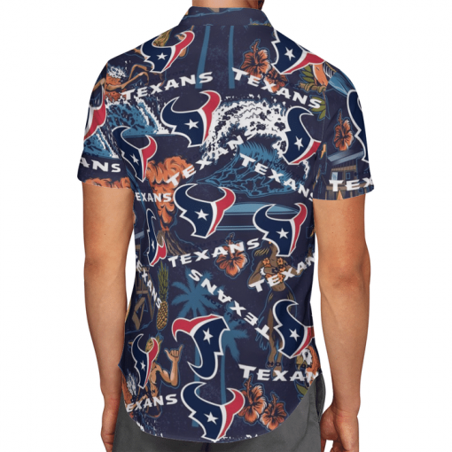 HOUSTON TEXANS FOOTBALL HAWAIIAN SHIRT