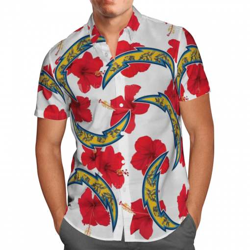 LOS ANGELES CHARGERS FOOTBALL HAWAIIAN SHIRT