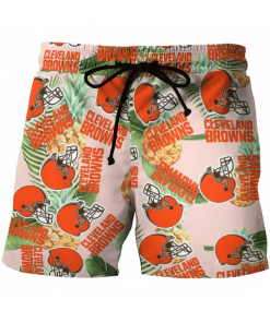 CLEVELAND BROWNS FOOTBALL BEACH SHORTS